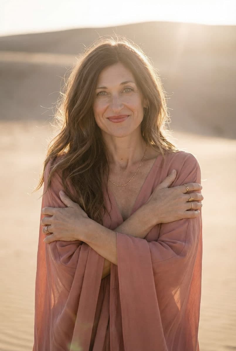 Amber LaRusso with singing bowls